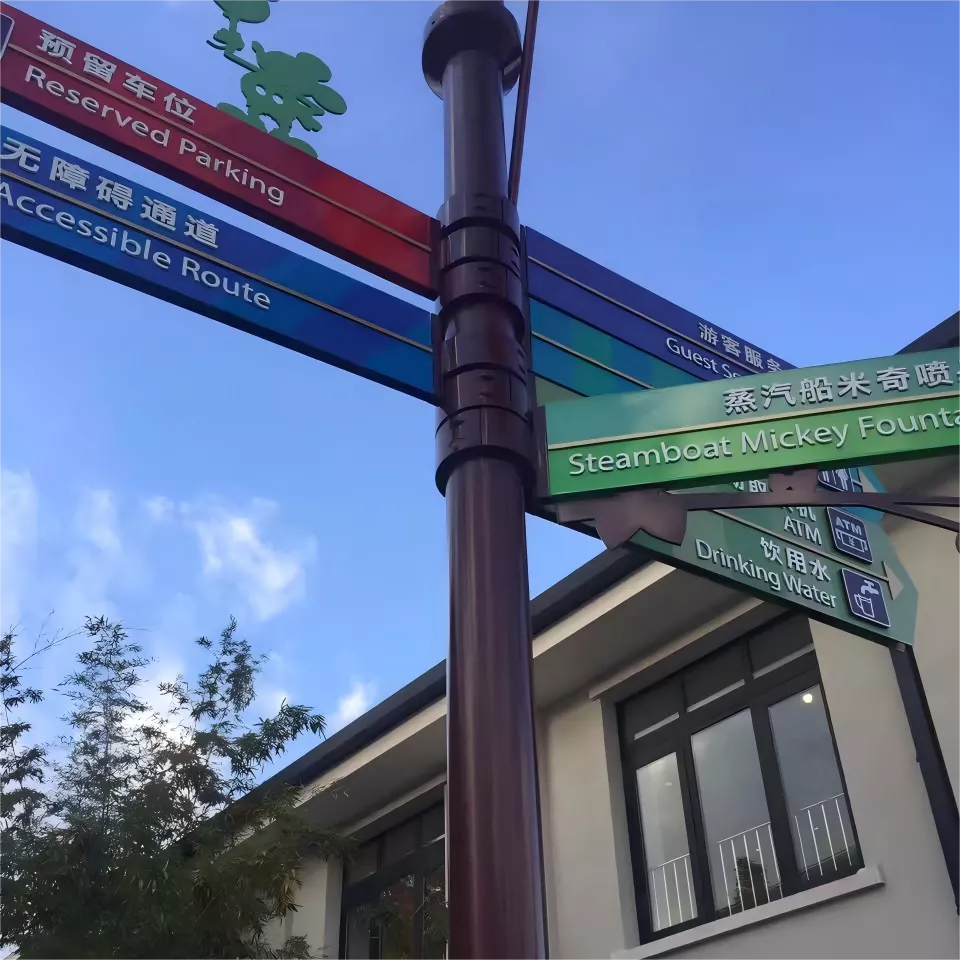 多向指路牌 指示牌 导向牌 标识标牌  不锈钢标牌 (81)(1).png